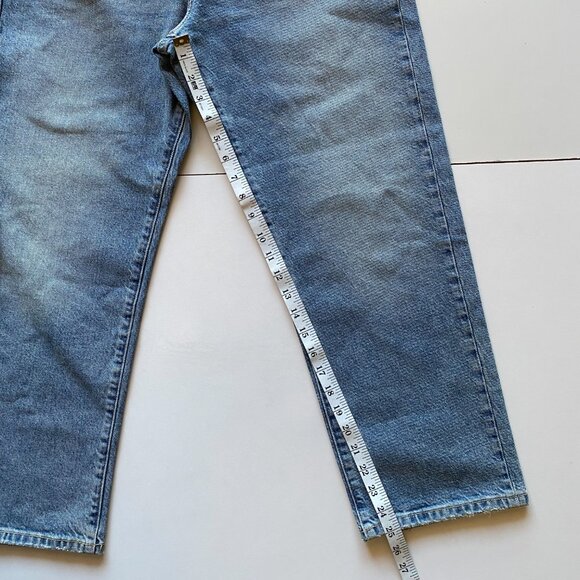 Lucky Brand 90s Loose High Rise Crop Jeans Women's Size 8/29 Light Wash Vintage - Picture 6 of 9